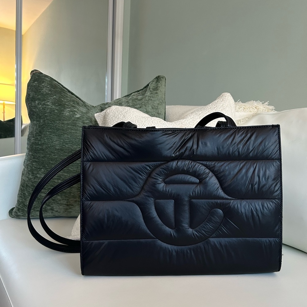 Telfar Medium Puff Shopper - Black
